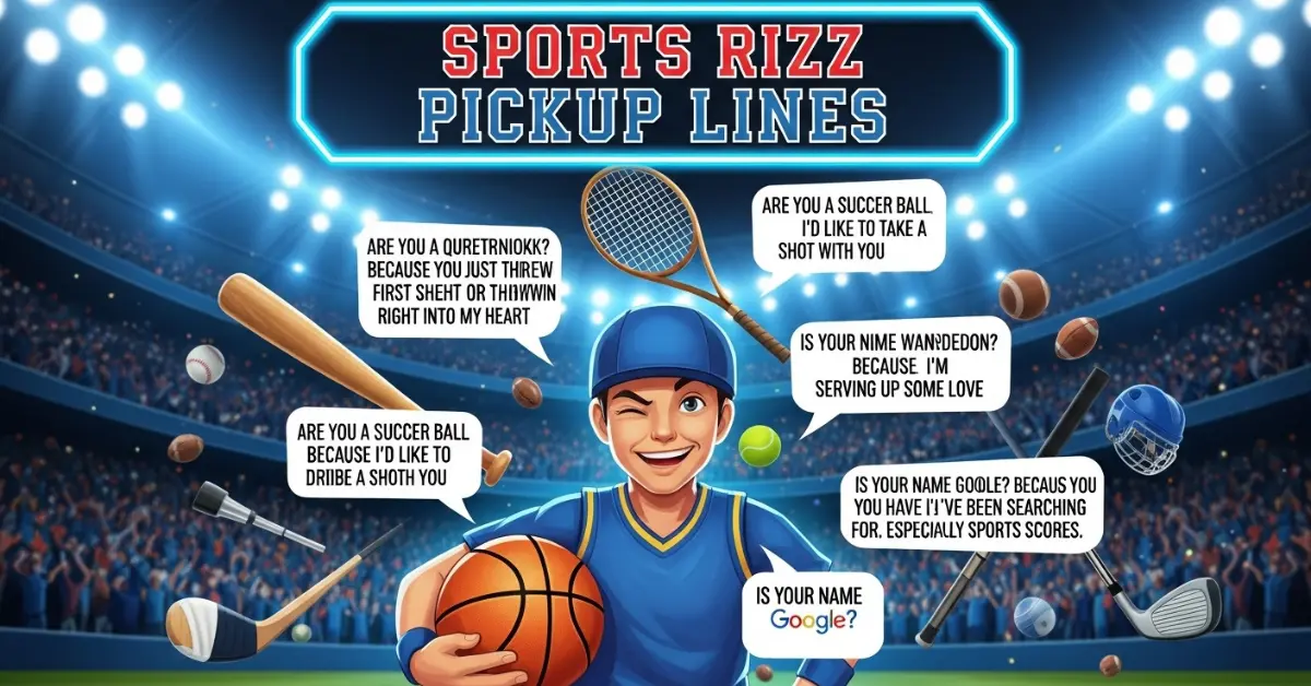 sports rizz pickup lines
