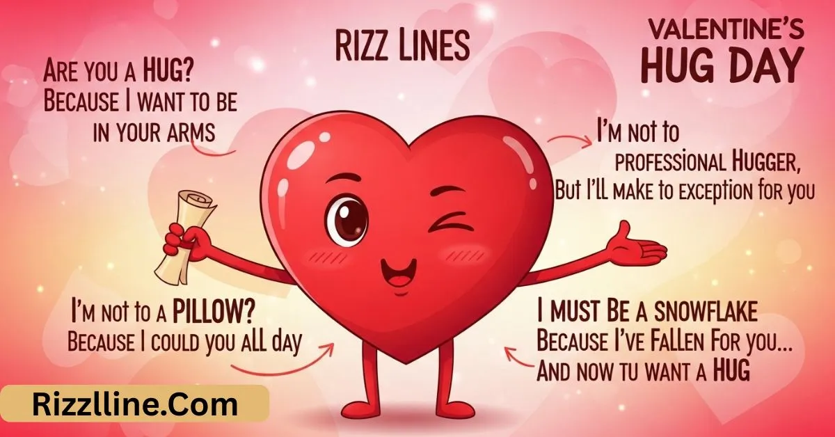 Valentine Hug Day Rizz Lines