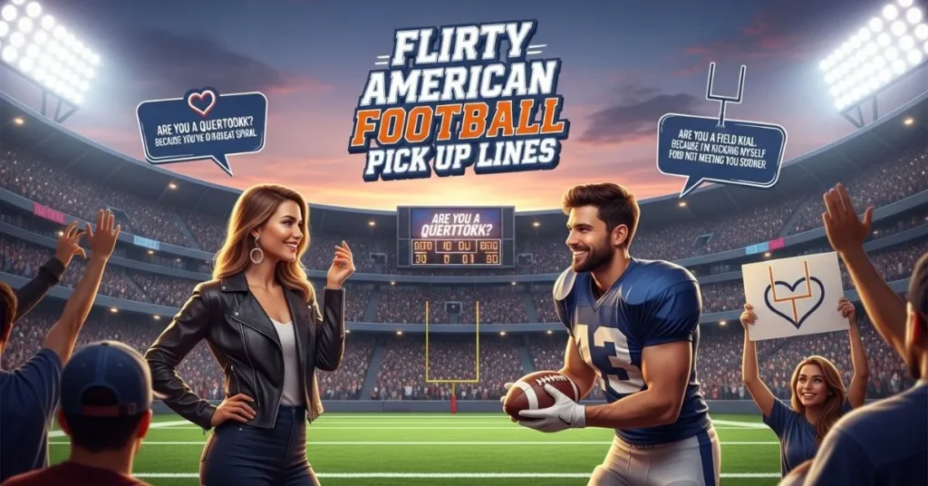 Cute American Football Pick Up Lines