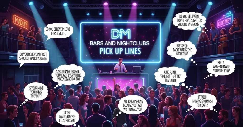 DM Bars and Nightclubs Pick Up Lines