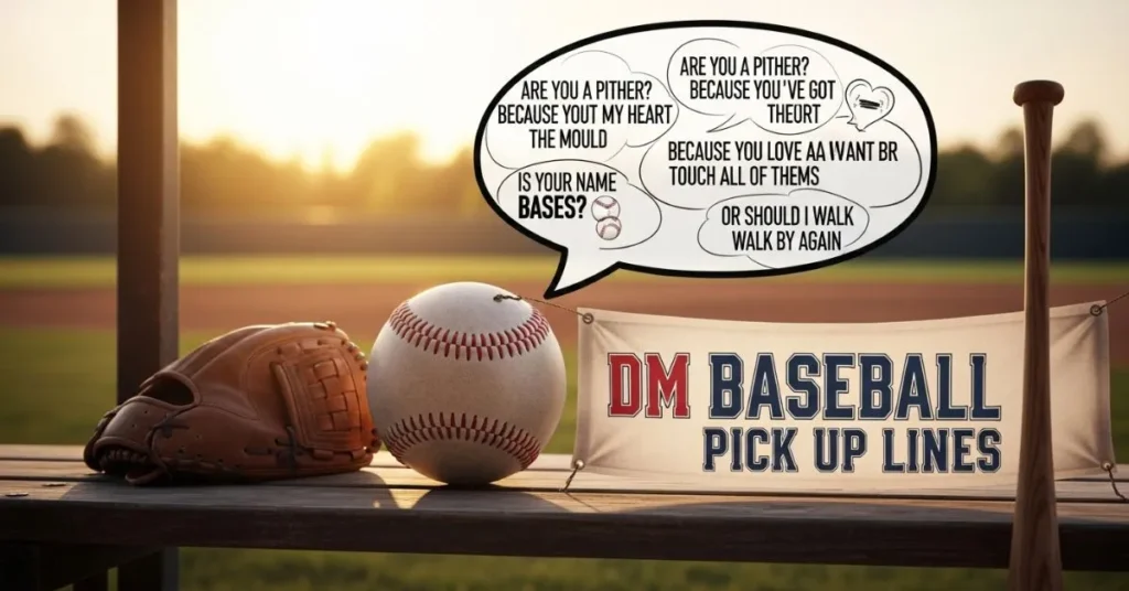 DM Baseball Pick Up Lines