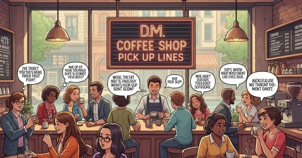 DM Coffee Shop Pick Up Lines