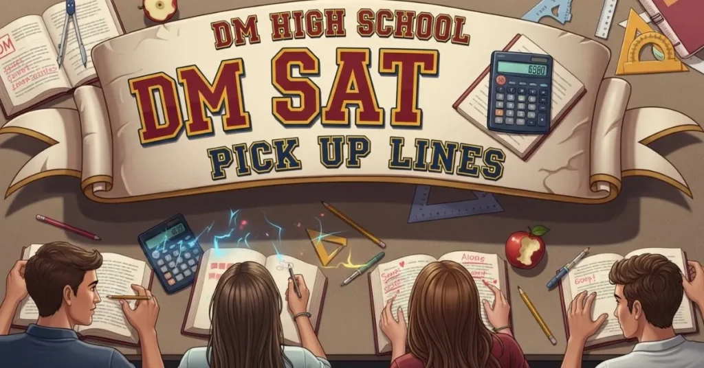 DM High School SAT Pick Up Lines