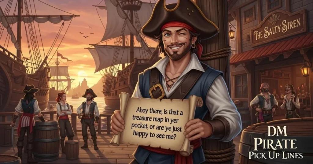 DM Pirate Pick Up Lines