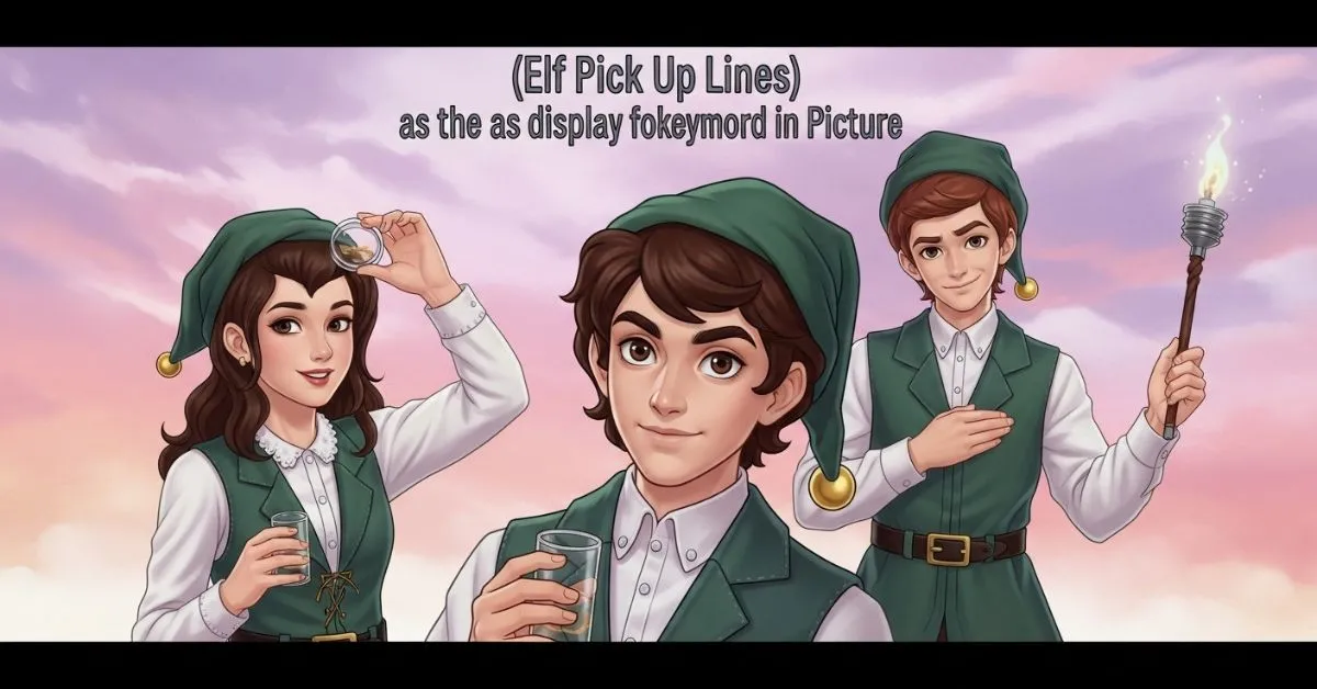 Elf Pick Up Lines