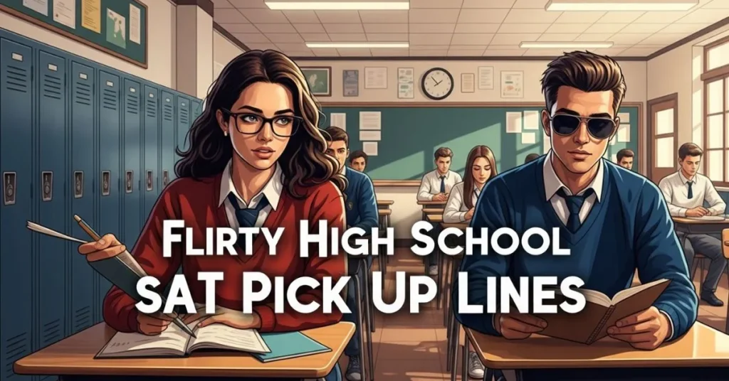 Flirty High School SAT Pick Up Lines