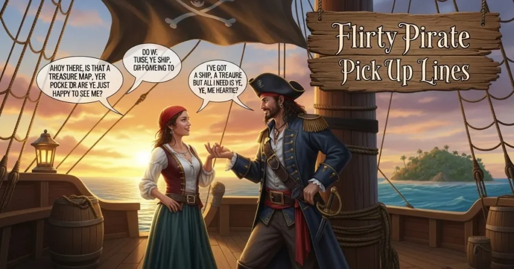 Flirty Pirate Pick Up Lines