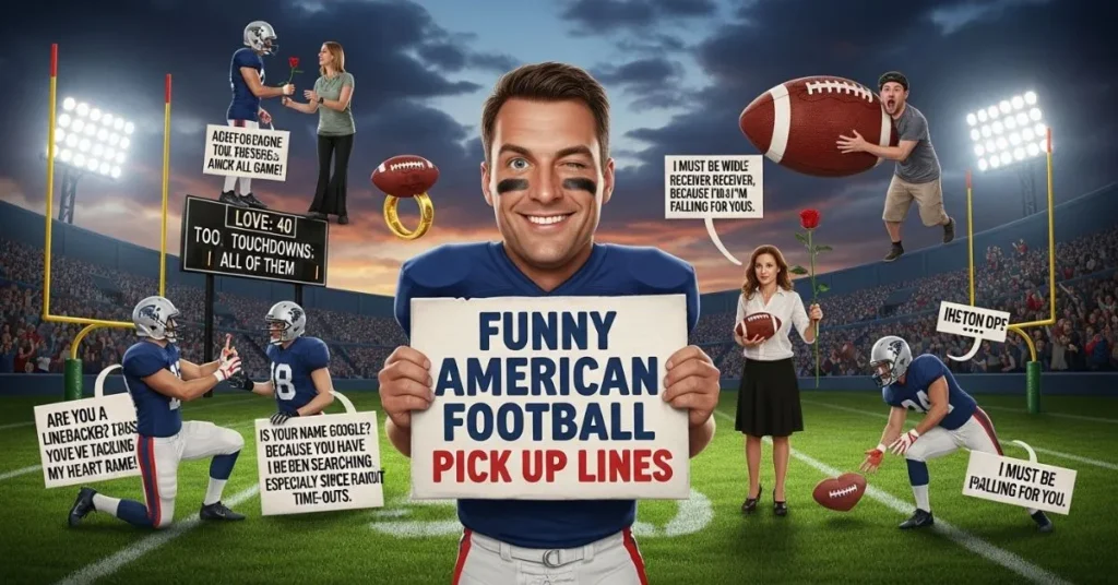  Funny American Football Pick Up Lines