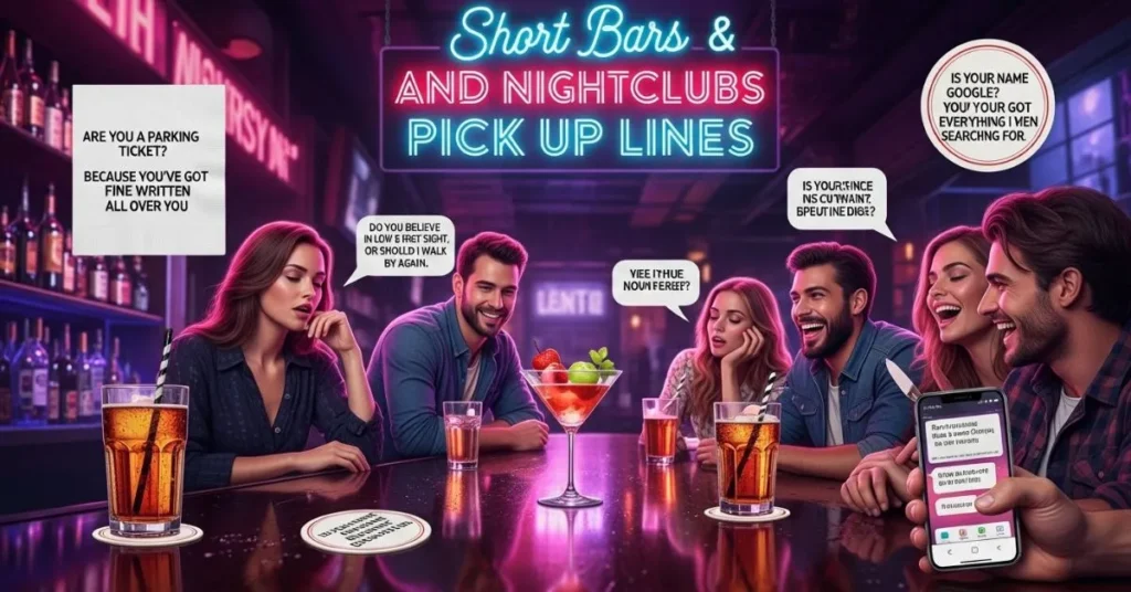  Short Bars and Nightclubs Pick Up Lines