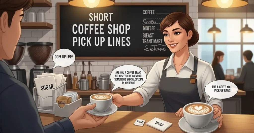  Short Coffee Shop Pick Up Lines