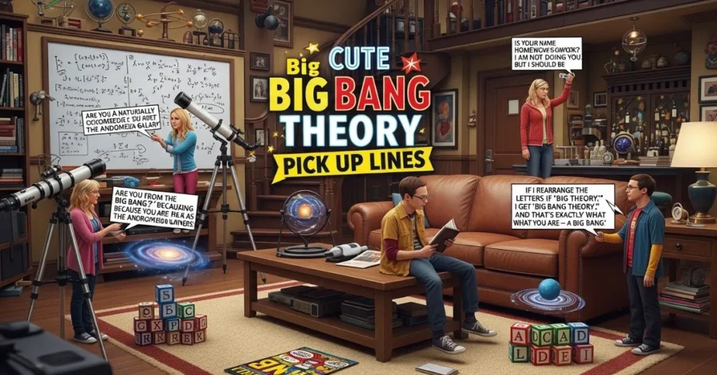 Cute Big Bang Theory Pick Up Lines