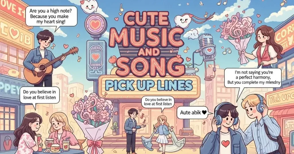  Cute Music and Song Pick Up Lines