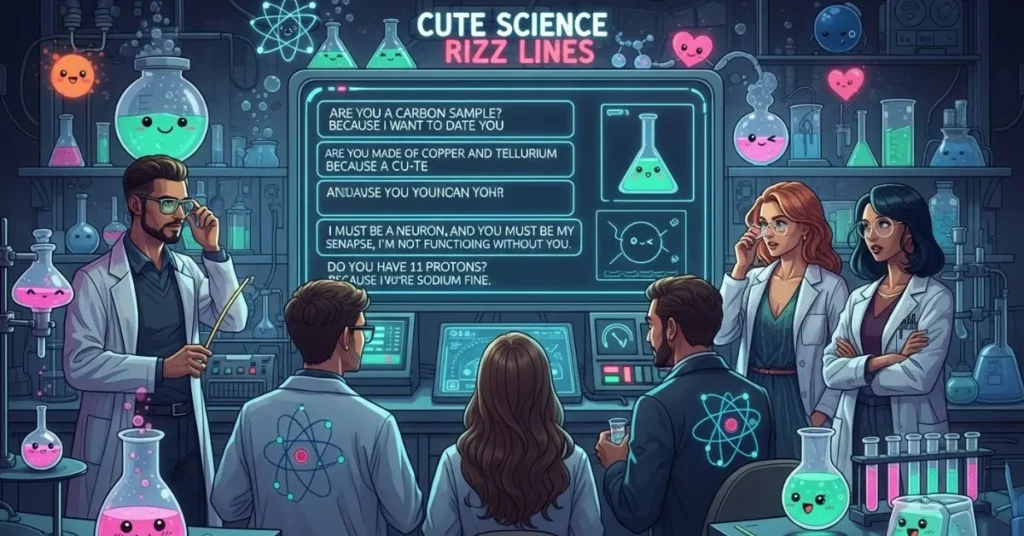 Cute Science Rizz Lines