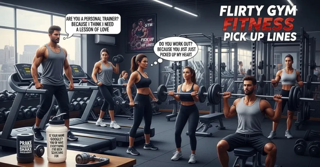 Flirty Gym Fitness Pick Up Lines