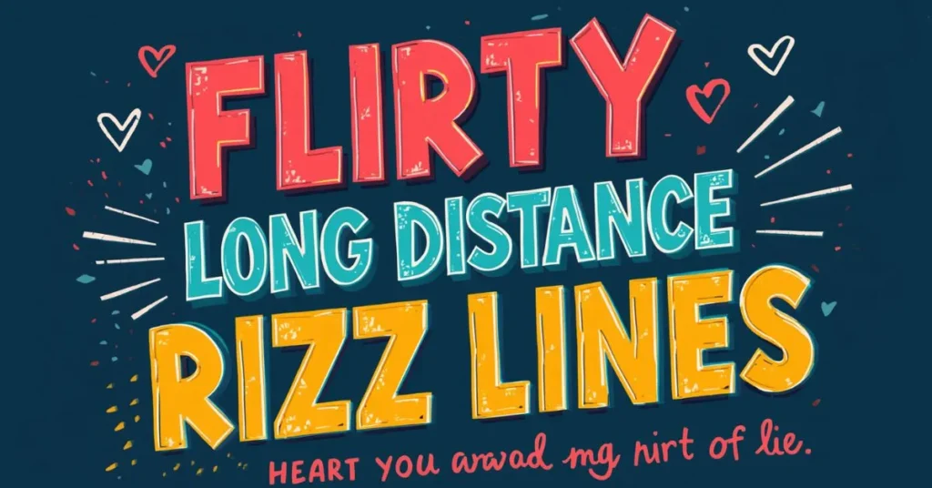 Flirty Long Distance Rizz Lines