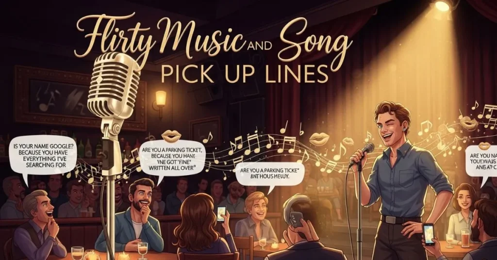 Flirty Music and Song Pick Up Lines