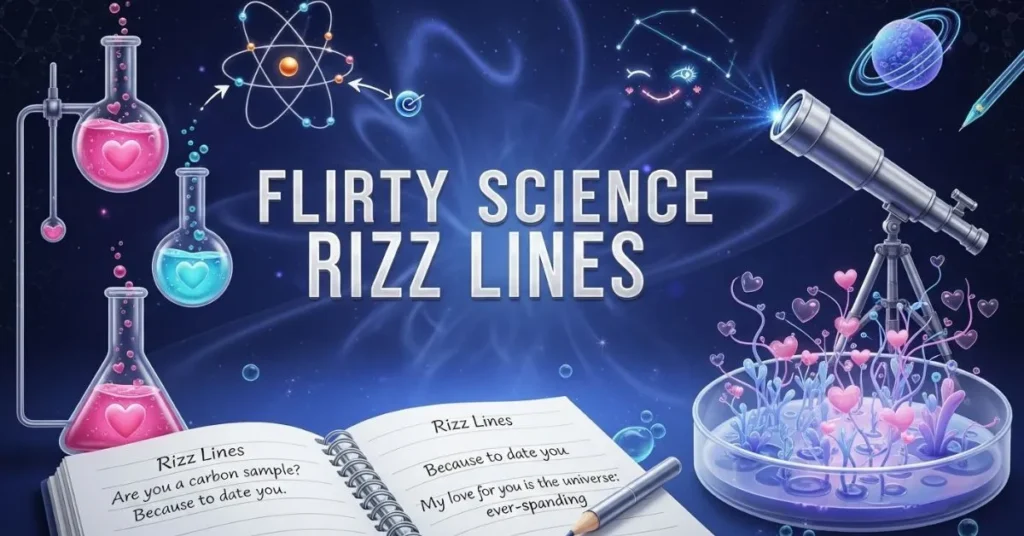 Flirty Science Rizz Lines