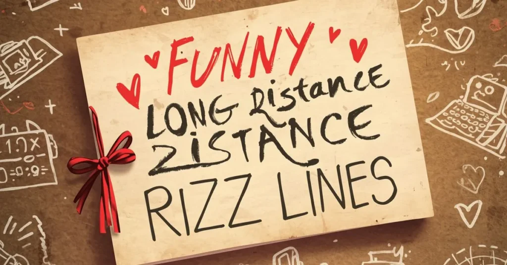 Funny Long Distance Rizz Lines