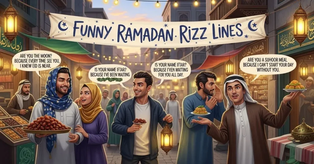 Funny Ramadan Rizz Lines
