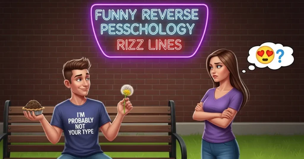 Funny Reverse Psychology Rizz Lines