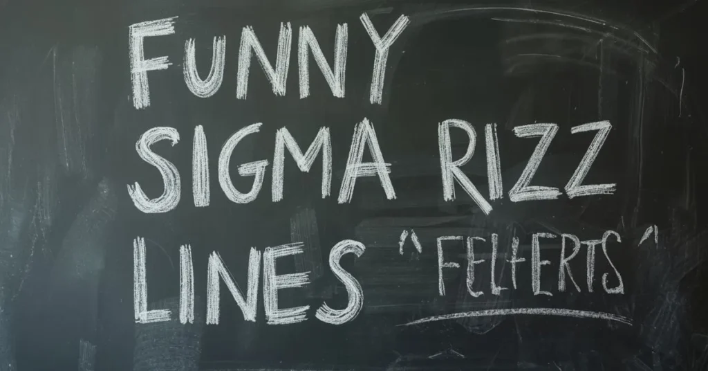 Funny Sigma Rizz Lines