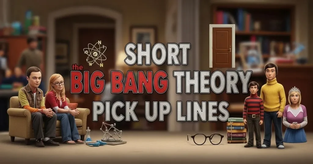 Short Big Bang Theory Pick Up Lines