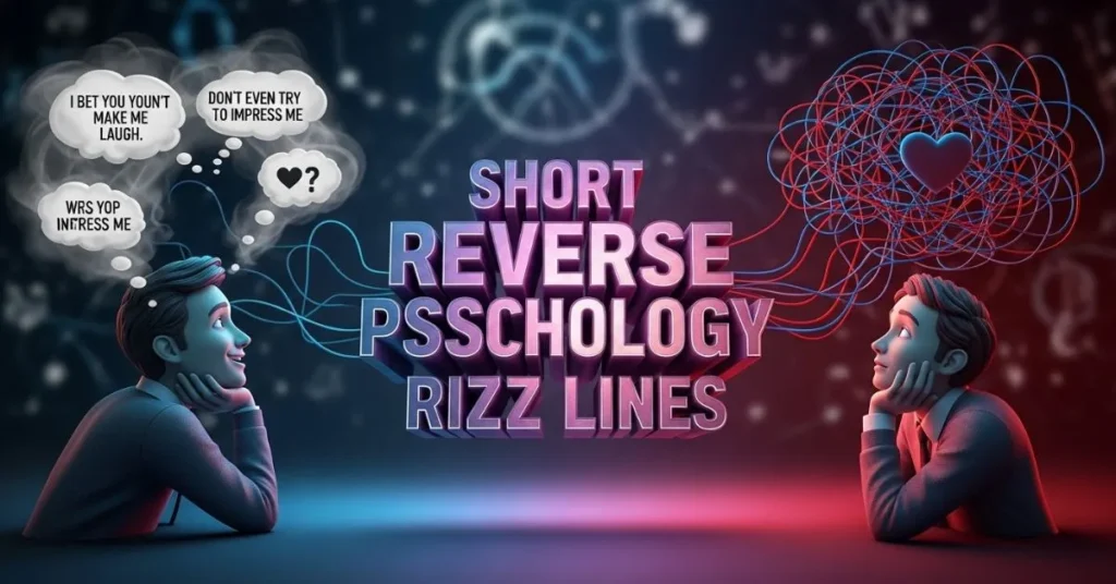 Short Reverse Psychology Rizz Lines