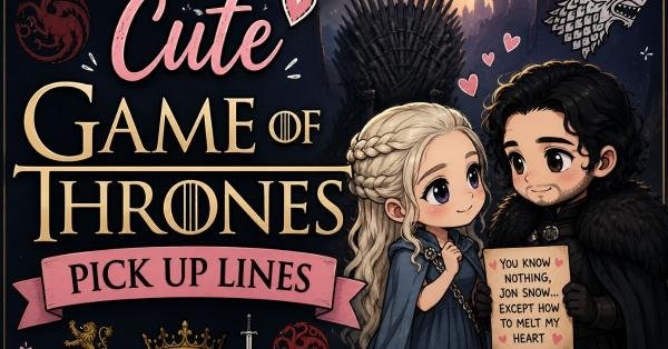 Cute Game of Thrones Pick Up Lines