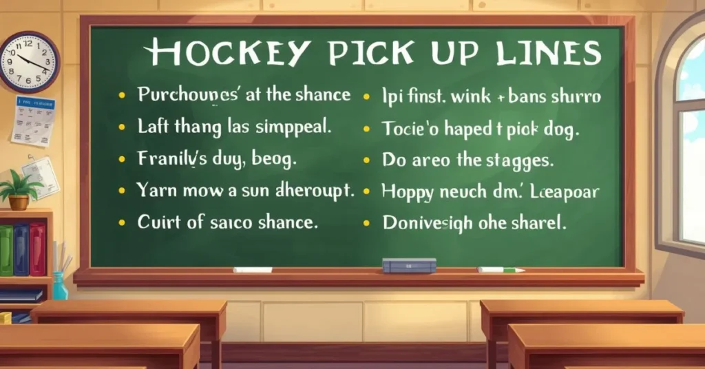 Cute Hockey Pick Up Lines