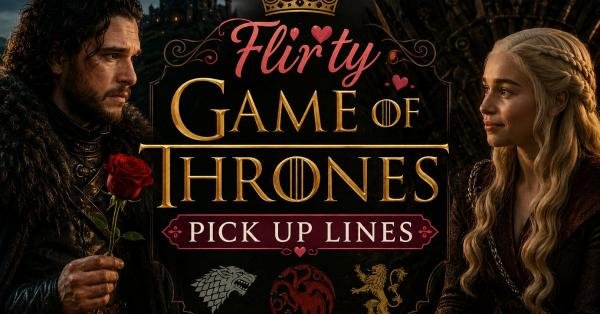 Flirty Game of Thrones Pick Up Lines