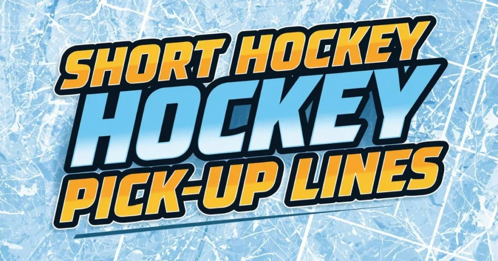 Short Hockey Pick Up Lines