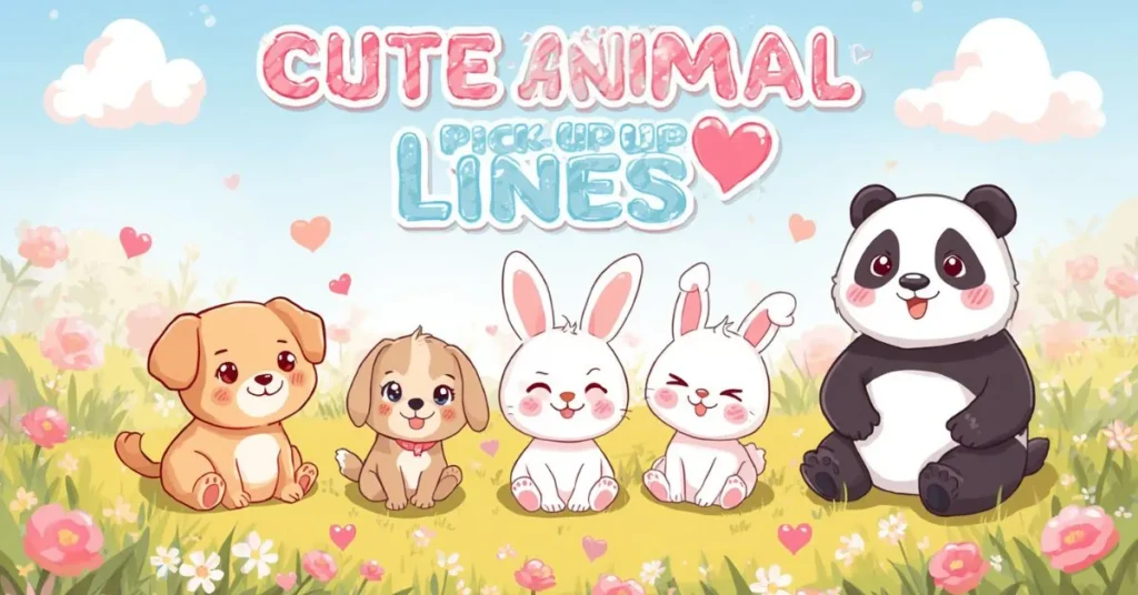 Cute Animal Pick Up Lines