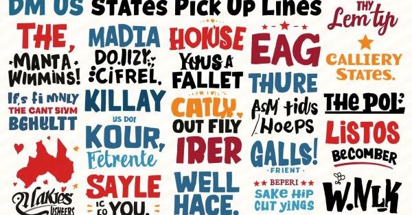 DM US States Pick Up Lines