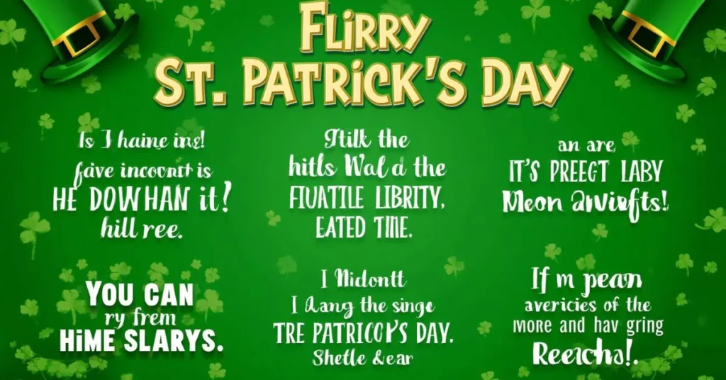 Flirty Irish St Patricks Day Pick Up Lines
