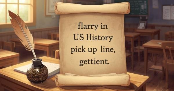 Flirty US History Pick Up Lines