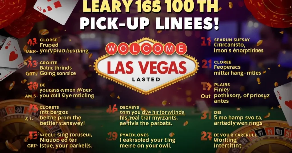 Las Vegas Pick Up Lines For Tinder