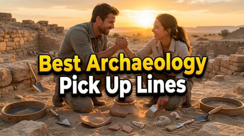 Best Archaeology Pick Up Lines