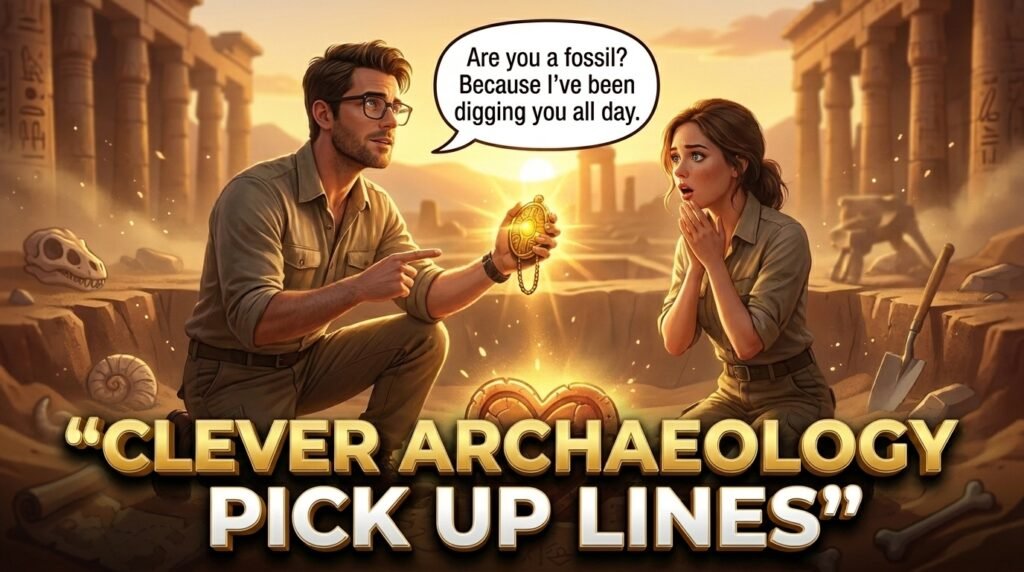 Clever Archaeology Pick Up Lines