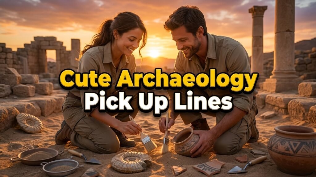 Cute Archaeology Pick Up Lines