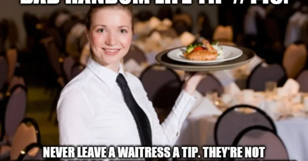 Waitress Pick Up Lines for Instagram Captions